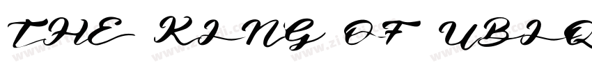 THE KING OF UBIQUITO字体转换 THE KING OF UBIQUITO字体转换